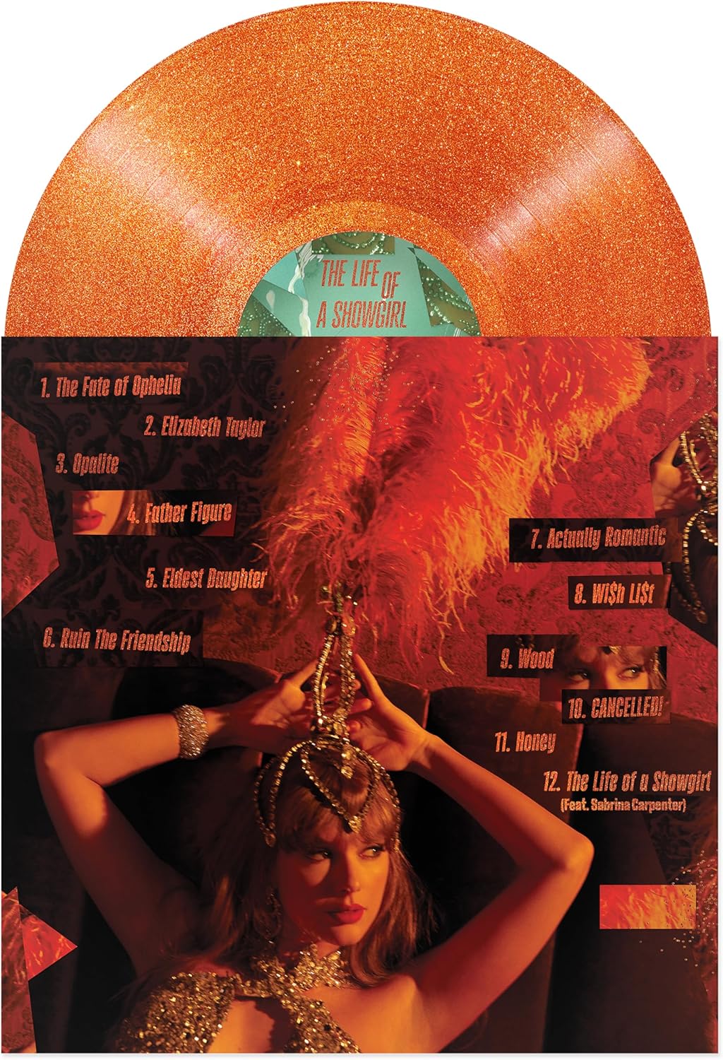 Swift, Taylor/The Life Of A Showgirl (Portofino Orange Glitter
