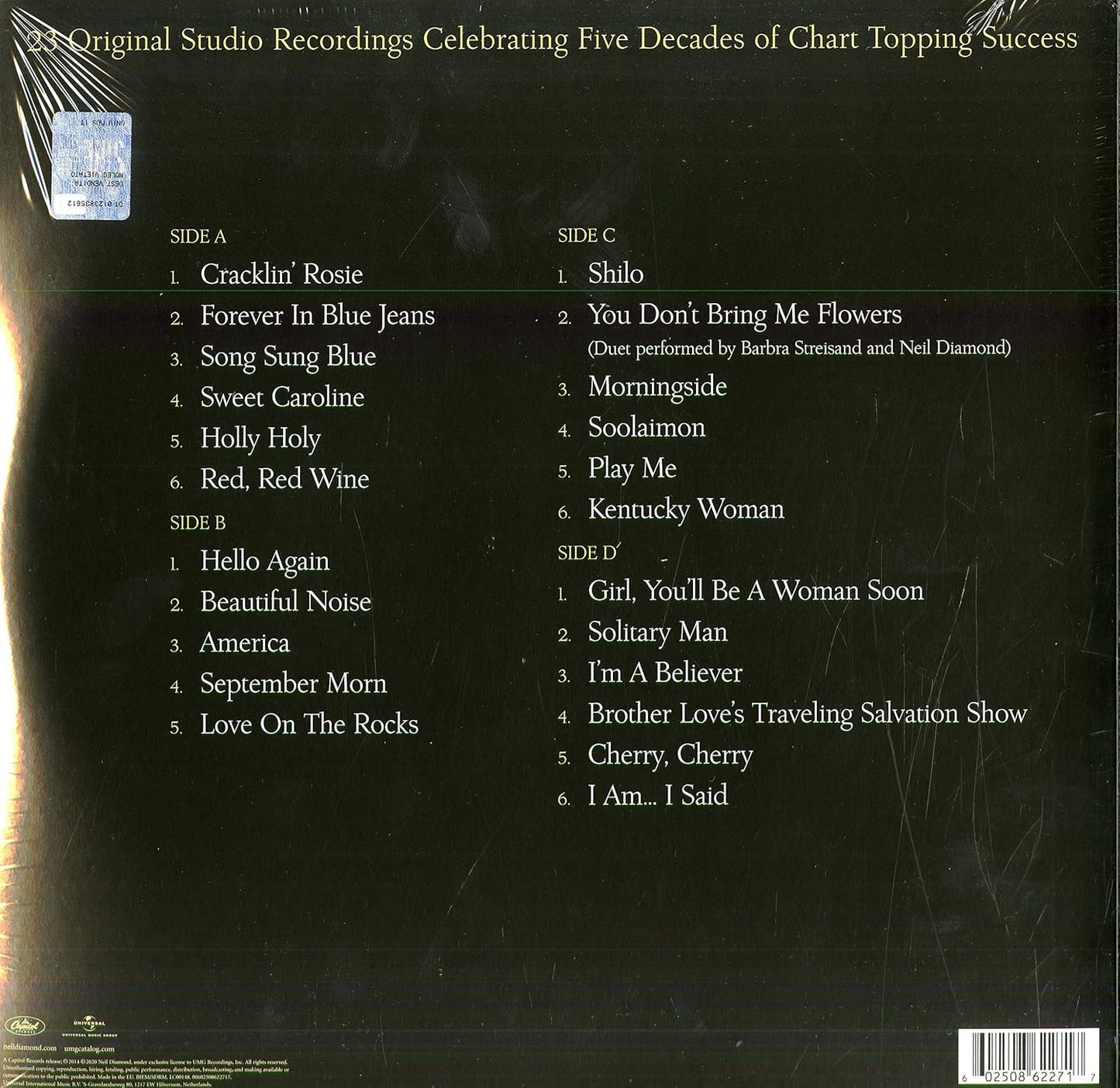 Diamond, Neil/All Time Greatest Hits [LP]