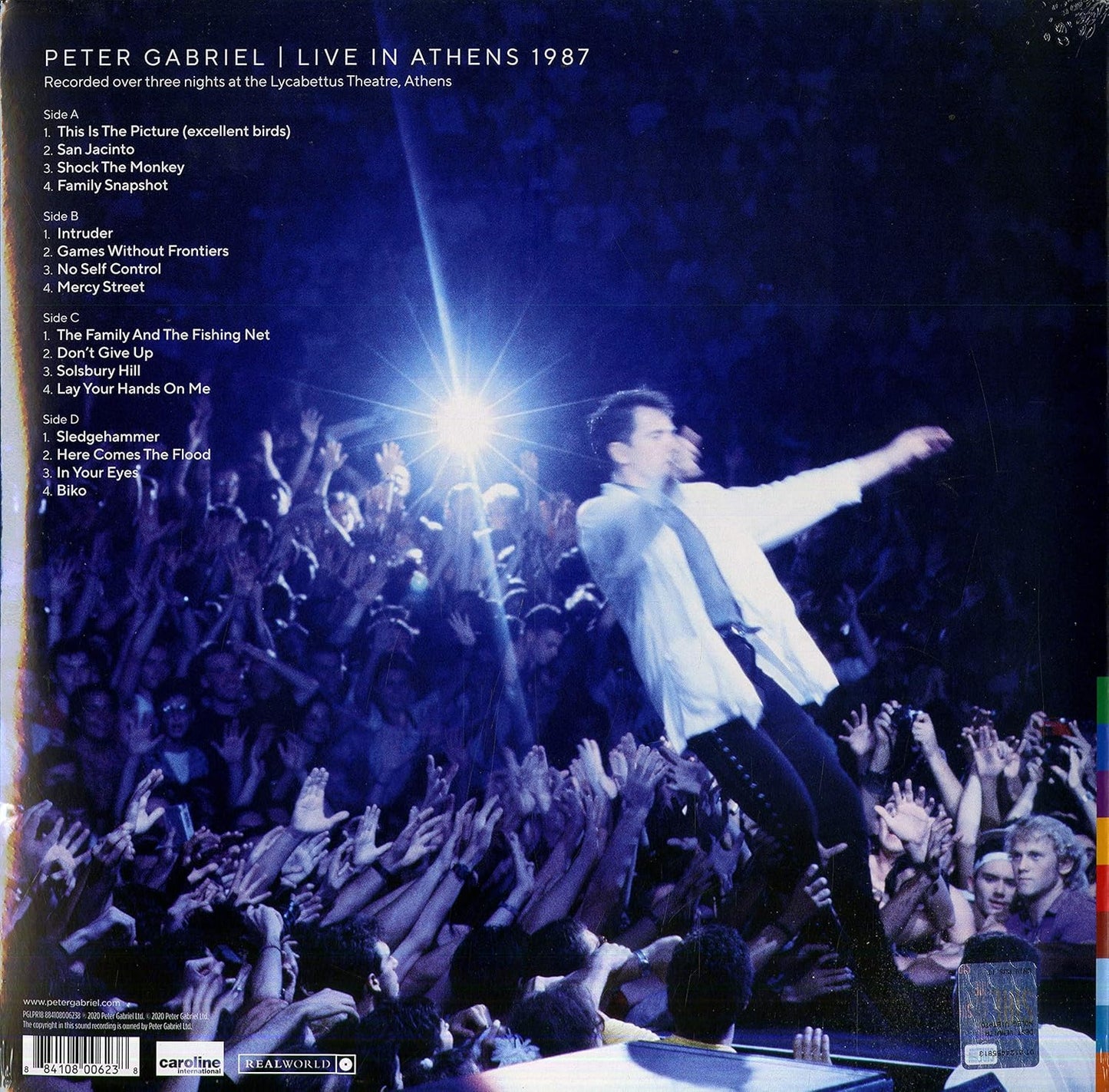 Gabriel, Peter/Live In Athens 1987 [LP]