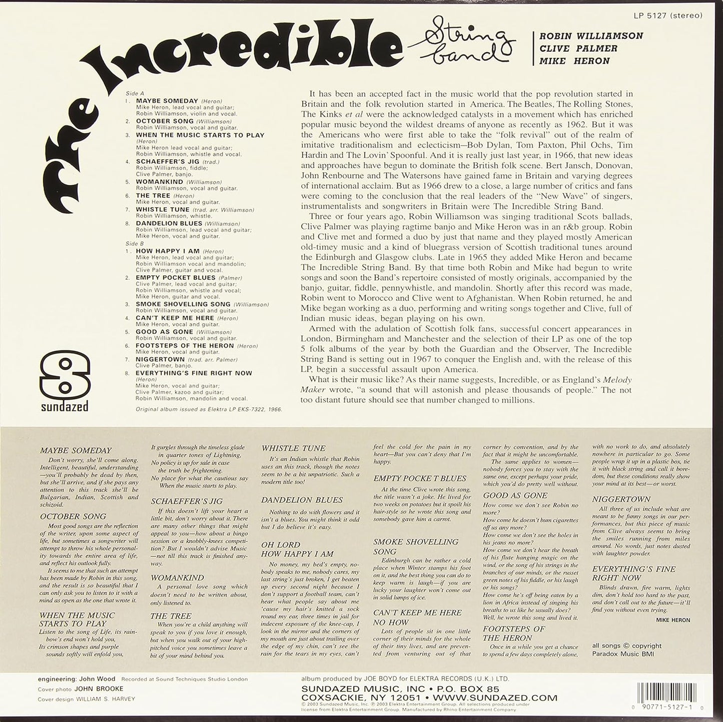 Incredible String Band/Incredible String Band [LP]