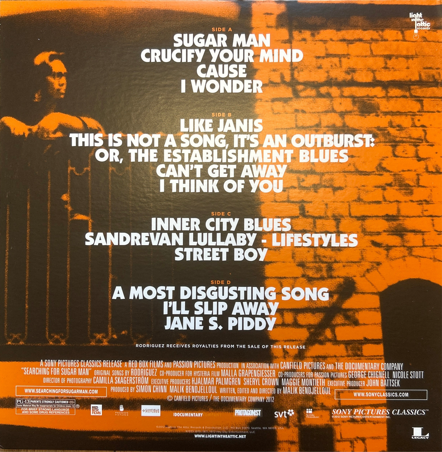 [Used LP] Soundtrack / Searching For Sugar Man (Rodriguez)