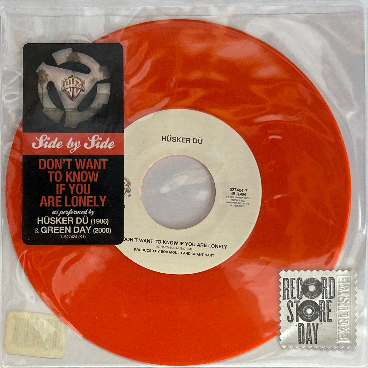 [Used 7"] Hüsker Dü / Green Day  / Don't Want To Know If You Are Lonely