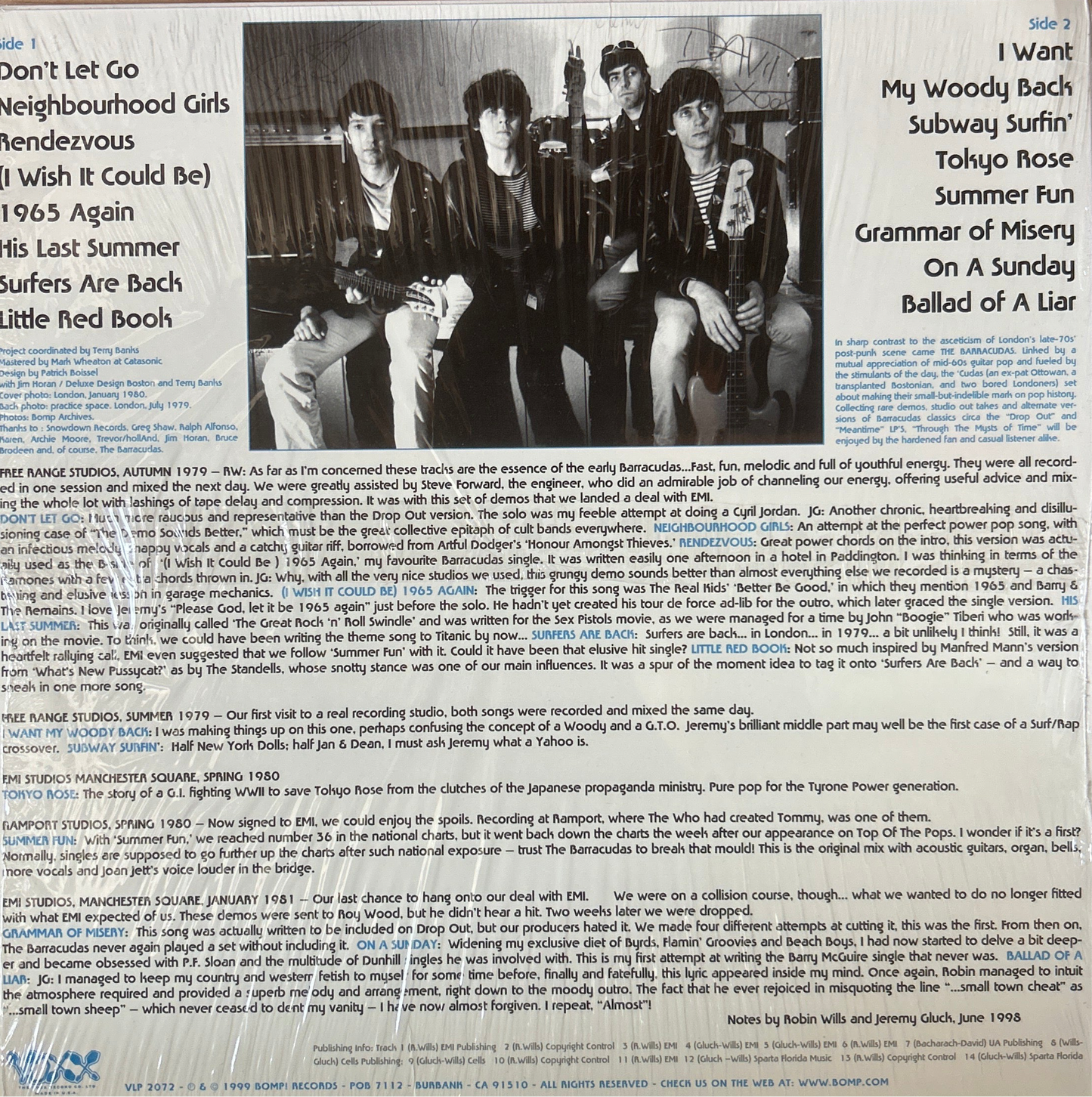 [Used LP] Barracudas / Through The Mysts Of Time