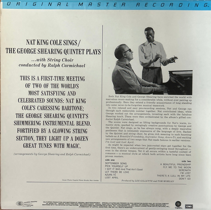 [Used LP] Nat King Cole & George Shearing / Nat King Cole Sings / George Shearing Plays