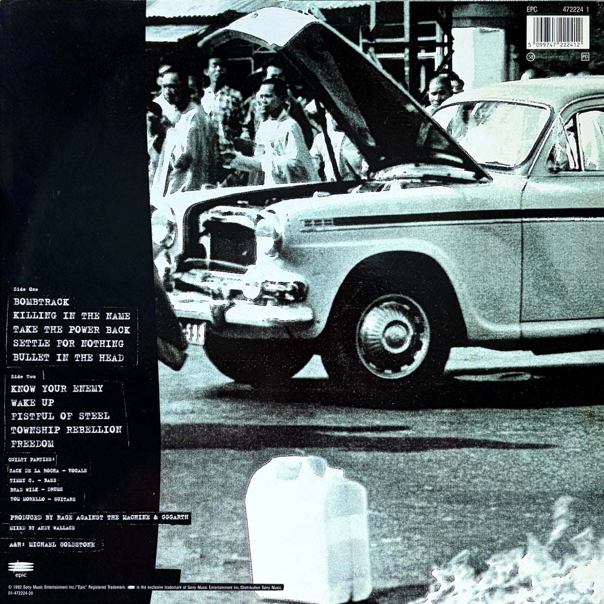 [Used LP] Rage Against The Machine / Rage Against The Machine