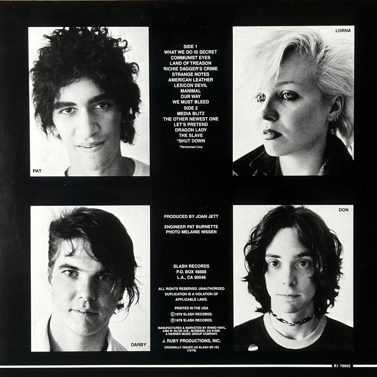 [Used LP] Germs / (GI)
