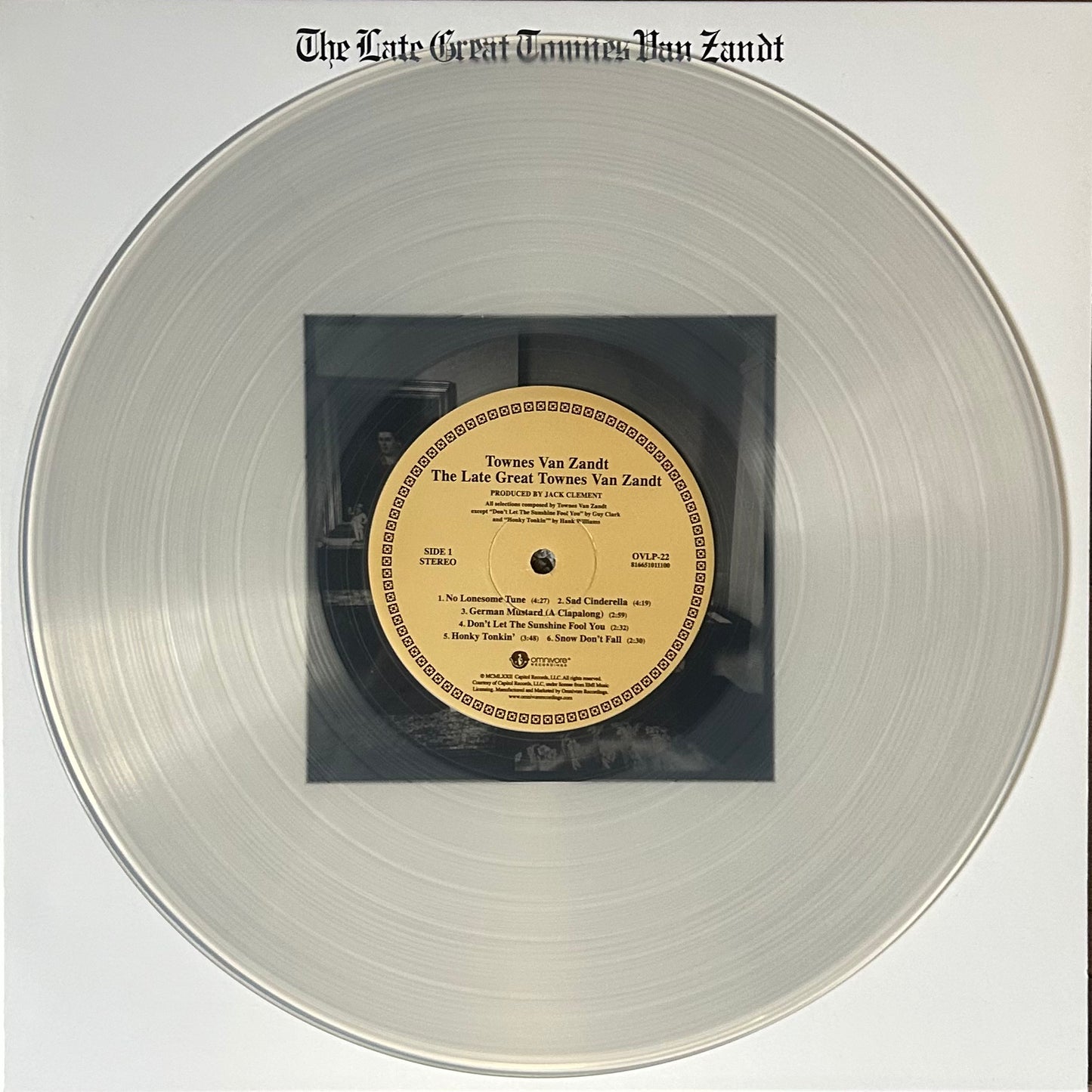 [Used LP] Van Zandt, Townes / The Late Great Townes Van Zandt