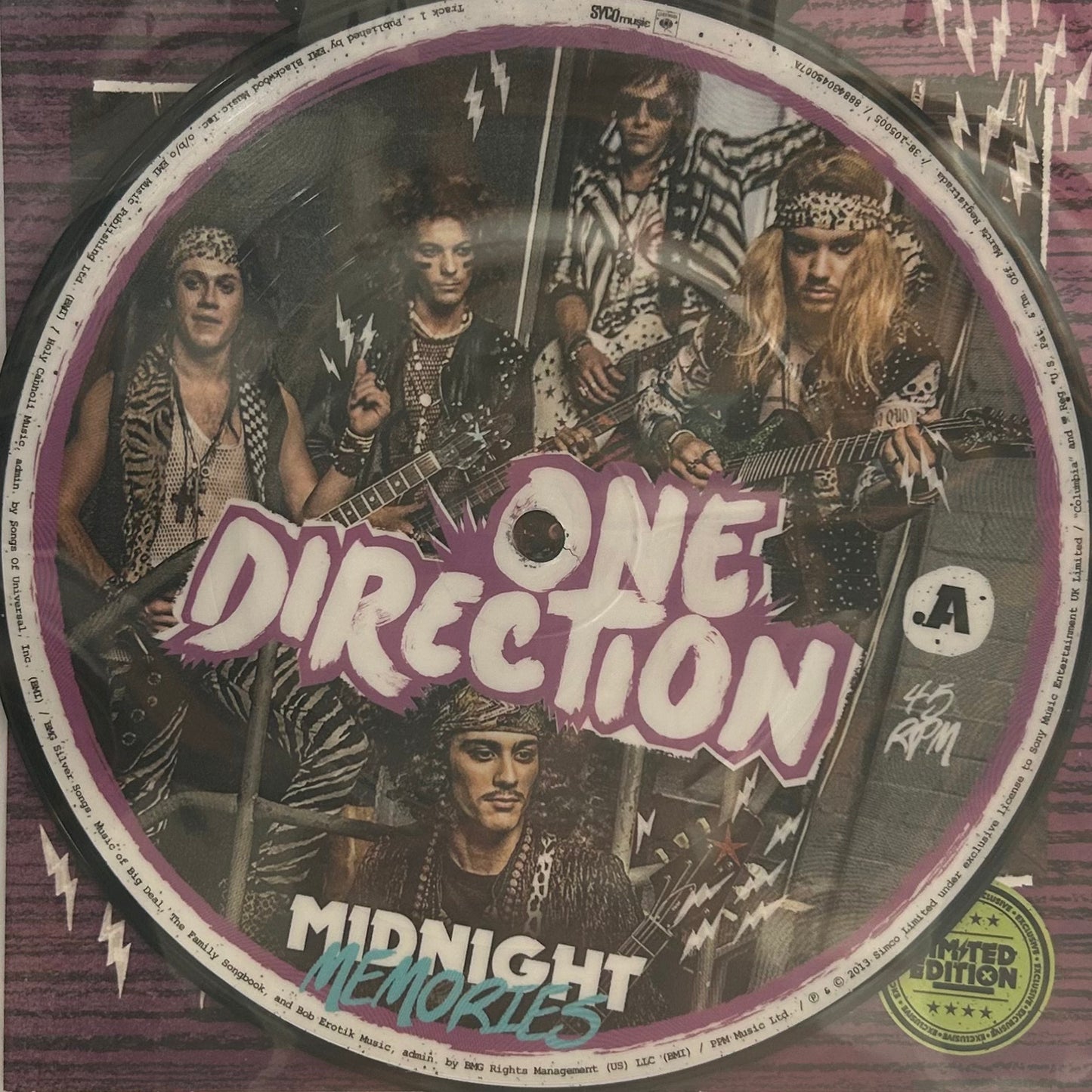 [Used 7"] One Direction / Midnight Memories