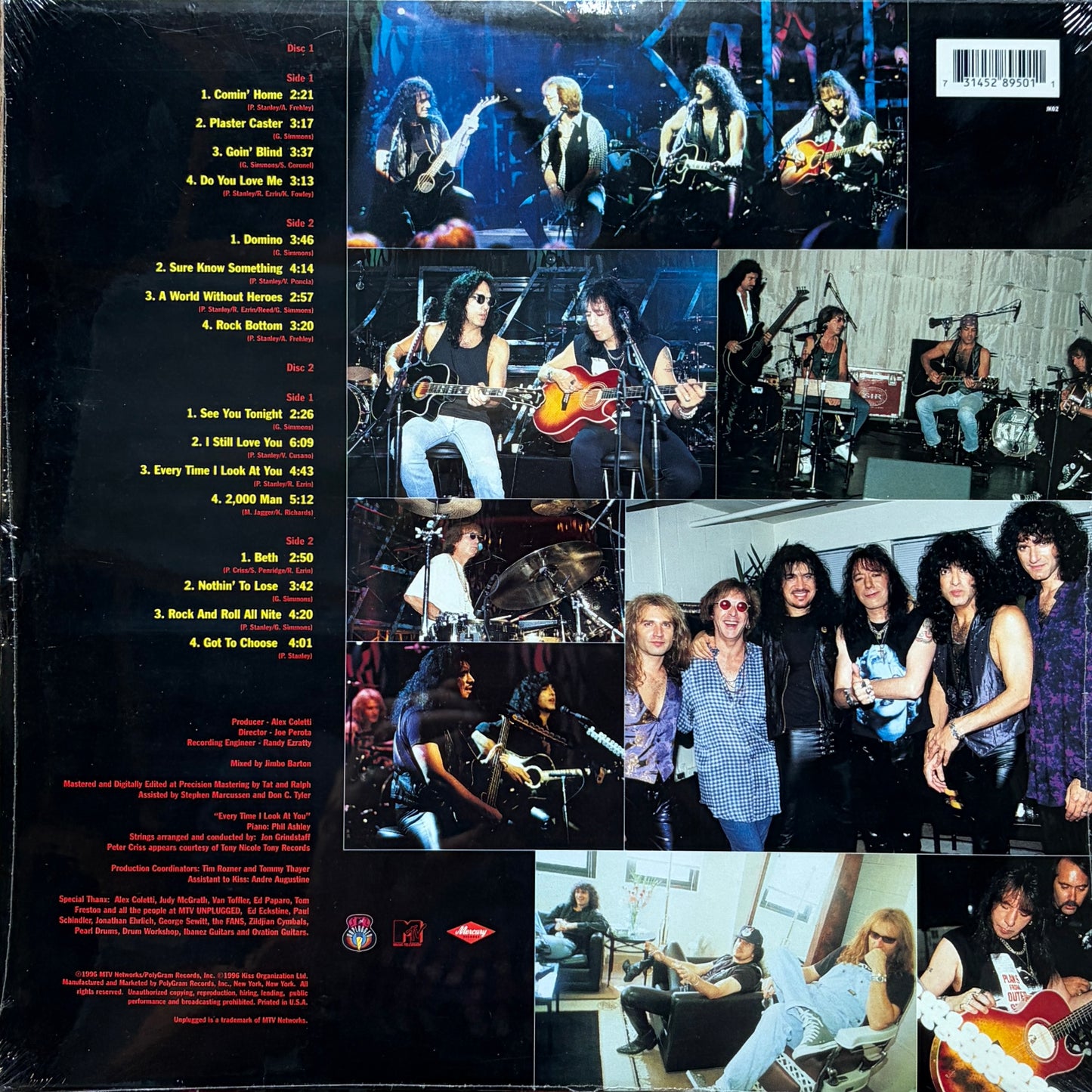 [Used LP] Kiss / MTV Unplugged
