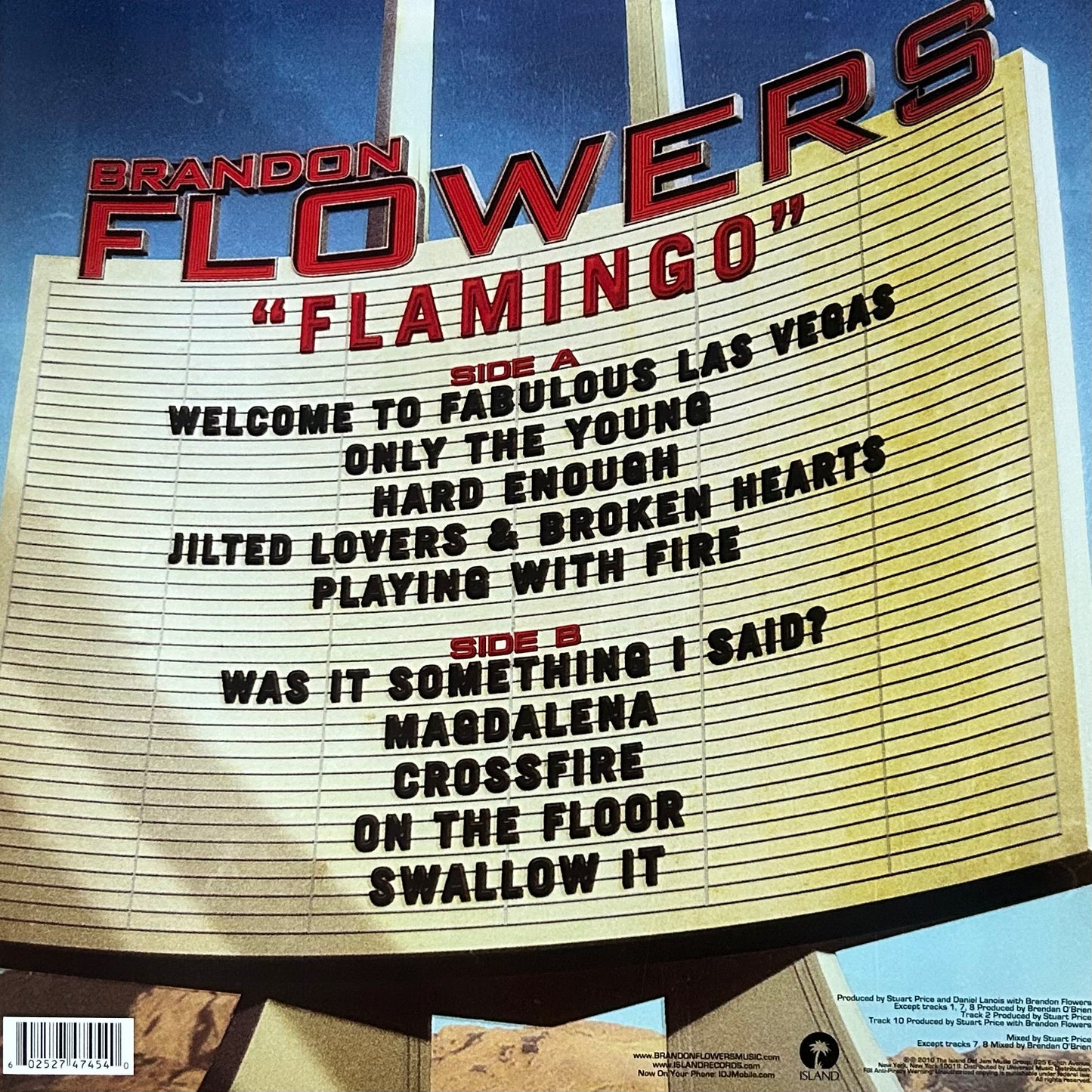 [Used LP] Flowers, Brandon / Flamingo