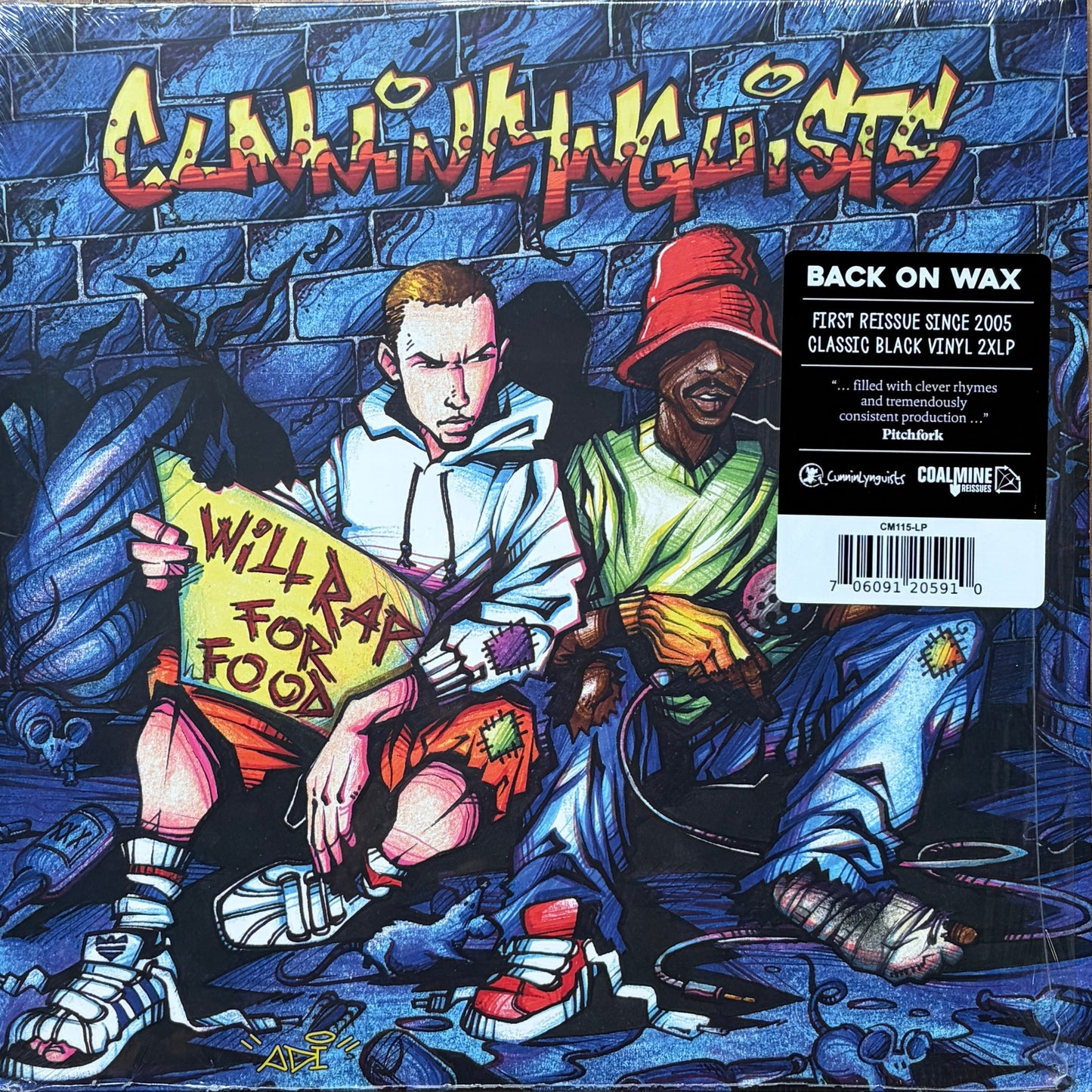 [Used LP] CunninLynguists / Will Rap For Food