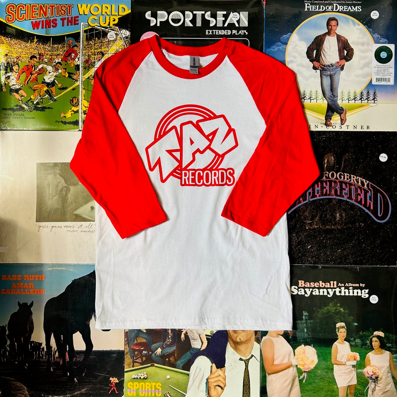 Taz Baseball T-Shirt