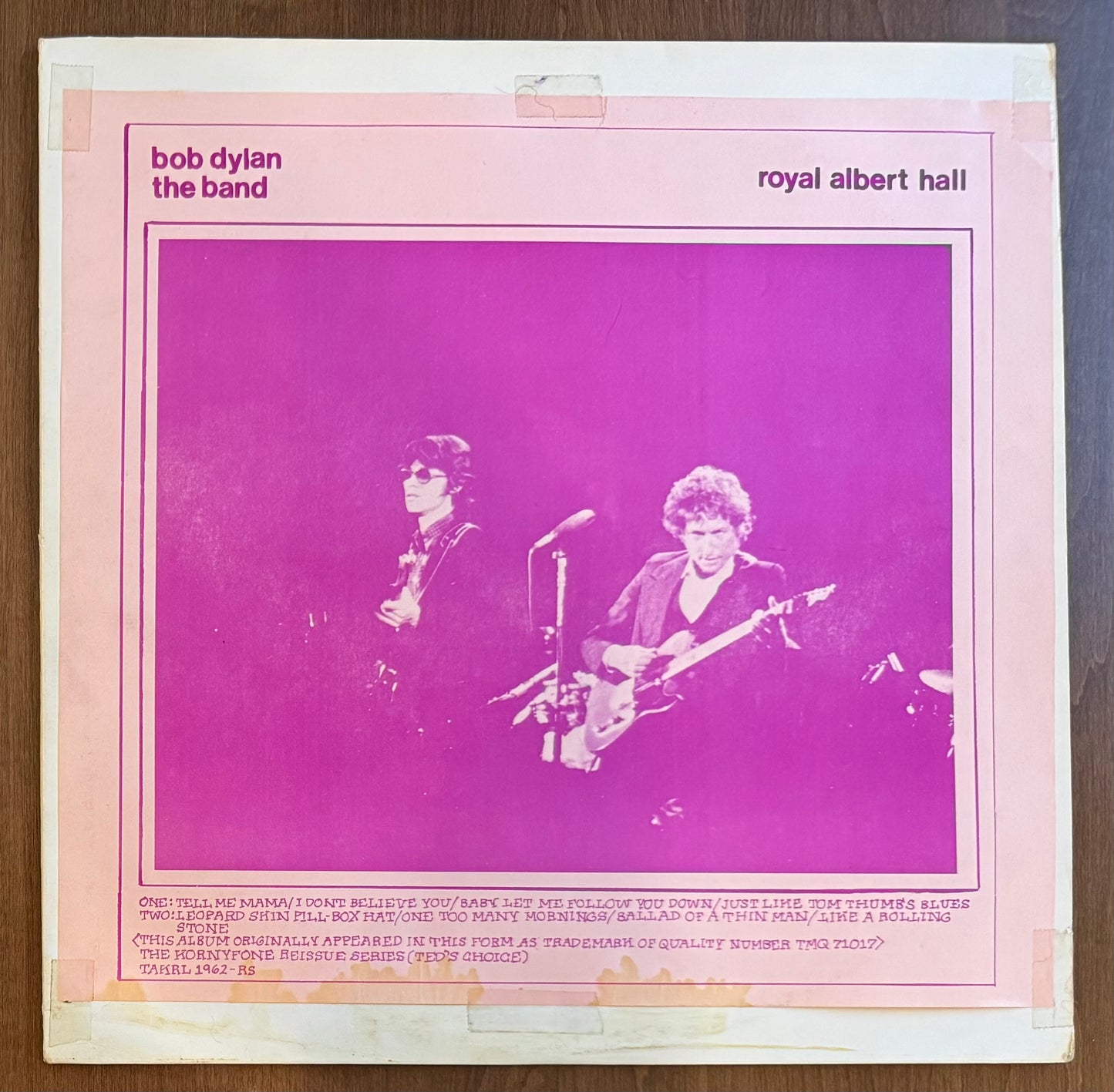 [Used LP] Bob Dylan & The Band / Royal Albert Hall: Live 1974
