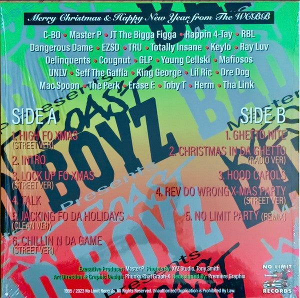 West Coast Bad Boyz/High Fo' Xmas (Green Splatter Vinyl) [LP]