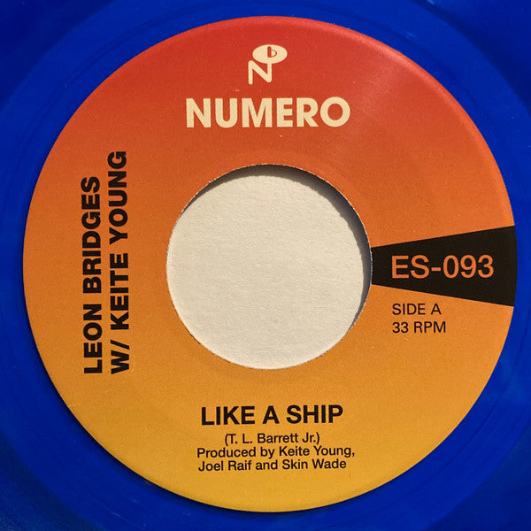 Bridges, Leon/Pastor T. L. Barrett/Like A Ship (Clear Blue Vinyl) [7"]