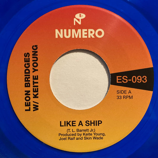 Bridges, Leon/Pastor T. L. Barrett/Like A Ship (Clear Blue Vinyl) [7"]