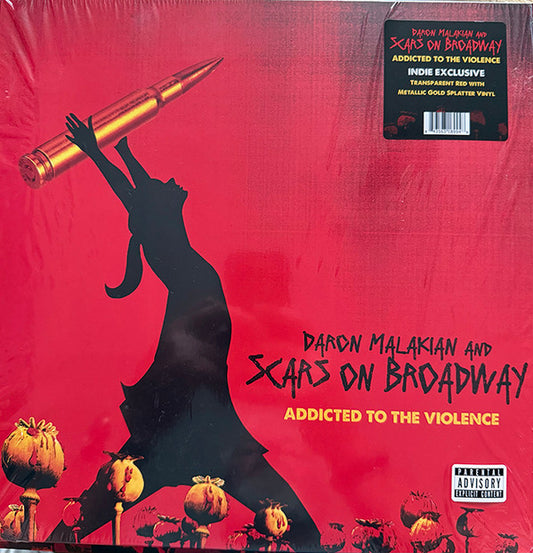 Malakian, Daron & The Scars On Broadway/Addicted To The Violence (Indie Exclusive Red with Gold Splatter) [LP]