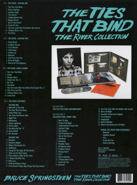 Springsteen, Bruce/The Ties That Bind: The River Collection (4CD/2 BluRay Box) [CD]