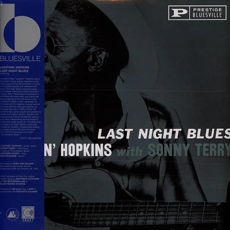 Hopkins, Lightnin' / Terry, Sonny/Last Night Blues (Bluesville Acoustic Sounds Series) [LP]