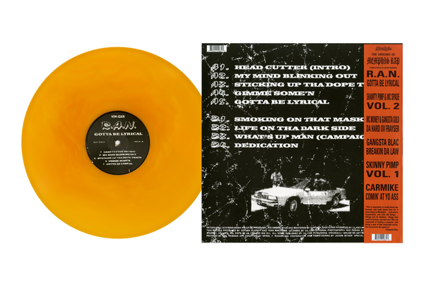 R.A.N./Gotta Be Lyrical (Origins of Memphis Rap Series, Galaxy Orange Vinyl) [LP]