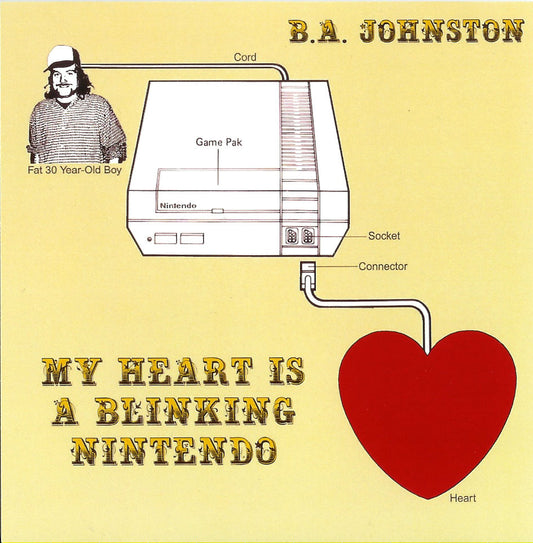 B.A. Johnston/My Heart Is A Blinking Nintendo (20th Ann. Coloured Vinyl) [LP]