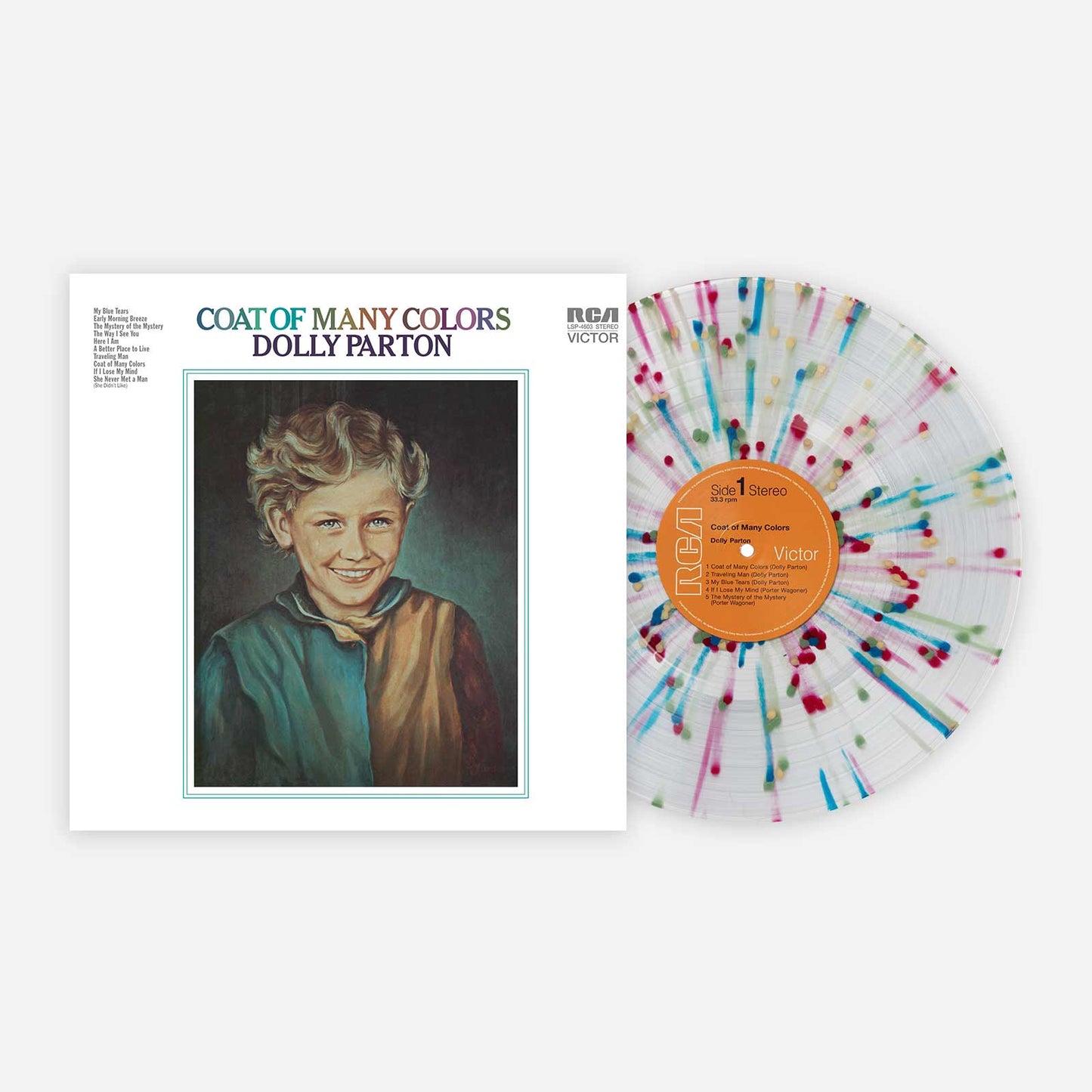 Parton, Dolly/Coat Of Many Colors (VMP Rainbow Splatter Vinyl) [LP]