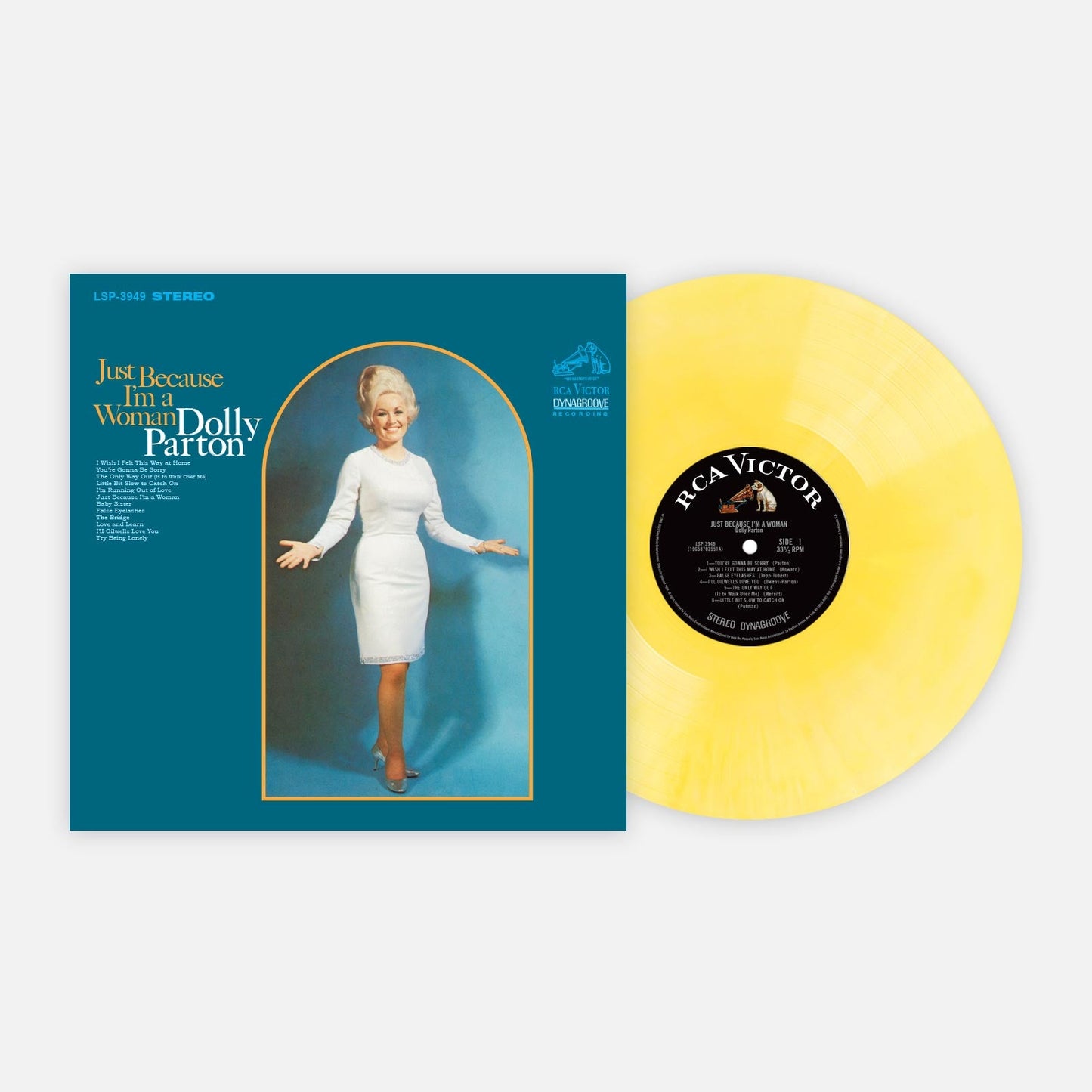 Parton, Dolly/Just Because I'm A Woman (VMP Canary Yellow Galaxy Vinyl) [LP]