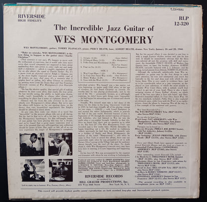 [Used LP] Montgomery, Wes / The Incredible Jazz Guitar Of Wes Montgomery