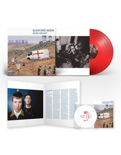 Sleaford Mods/Divide And Exit (10th Anniversary Red Vinyl with Flexi Disc) [LP]