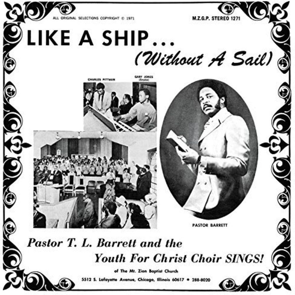 Pastor T.L. Barrett & The Youth For Christ Choir/Like A Ship (Without A Sail) [LP]