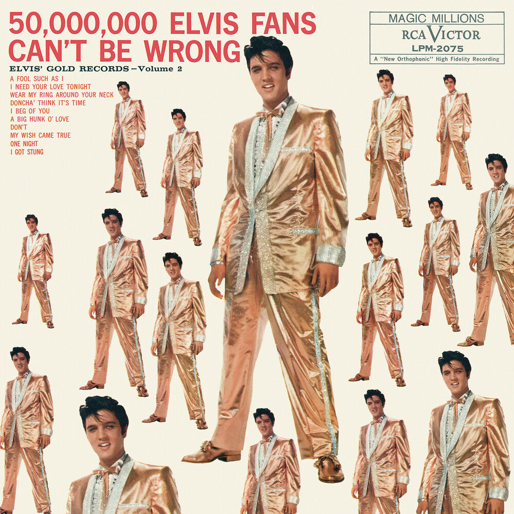 Presley, Elvis/50,000,000 Elvis Fans Can't Be Wrong: Elvis' Gold Records Vol 2 [LP]