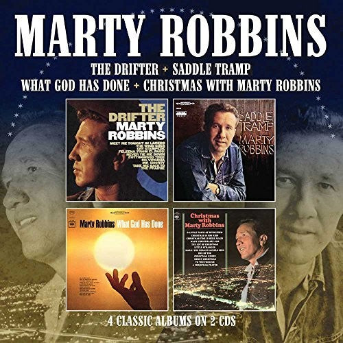 Robbins, Marty/Drifter/Saddle Tramp/What God Has Done/Christmas With Marty Robbins (2CD)