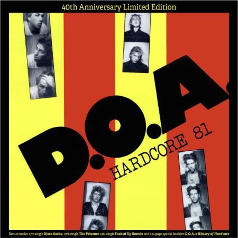 D.O.A./Hardcore '81 (40th Ann. Colored Vinyl) [LP]