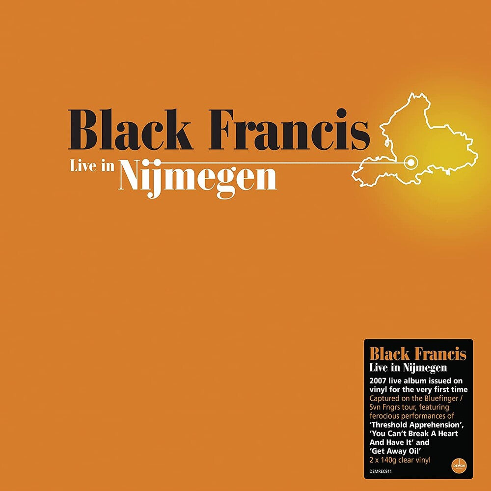 Black Francis/Live In Nijmegen (Clear Vinyl) [LP]