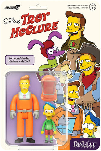 The Simpsons: Troy McClure (Someone's In The Kitchen With DNA) ReAction Figure [Toy]