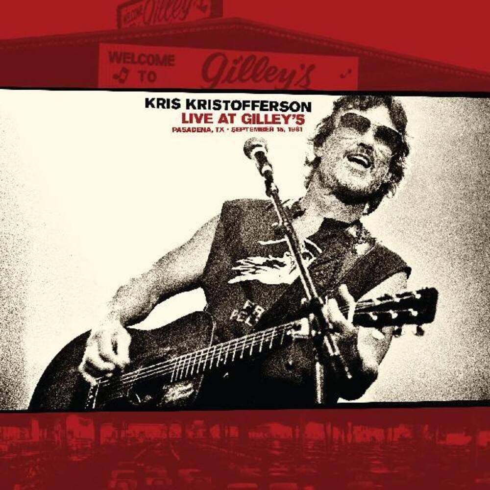 Kristofferson, Kris/Live At Gilley's - Pasadena, TX: September 15, 1981 (Color Vinyl) [LP]