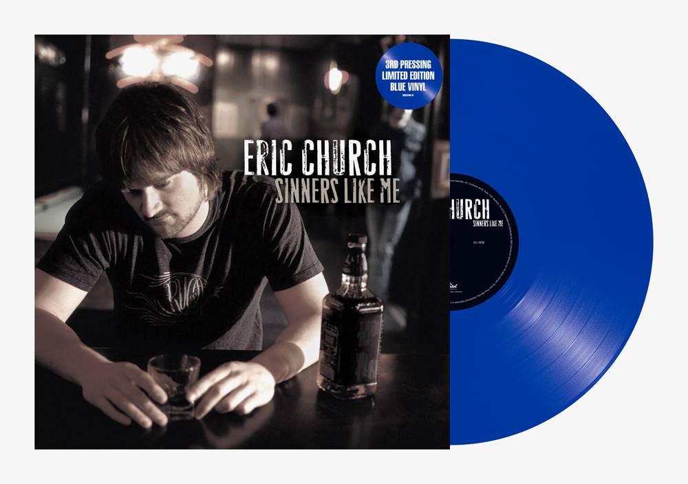 Church, Eric/Sinners Like Me (Blue Vinyl) [LP]