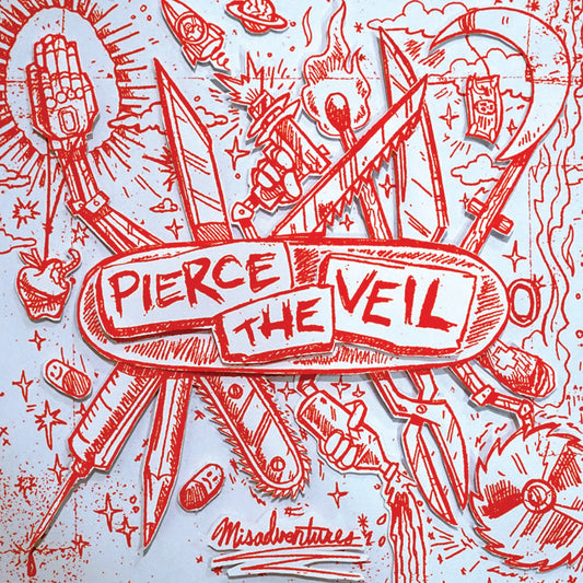 Pierce The Veil/Misadventures (Indie Exclusive Silver with Red Splatter) [LP]