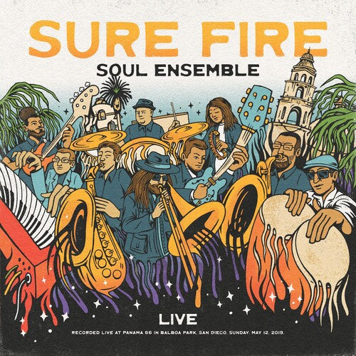 Sure Fire Soul Ensemble/Live At Panama 66 (Clear With Orange Swirl) [LP]