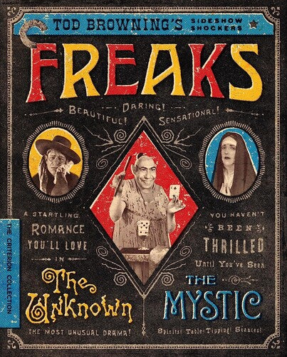 Freaks / The Unknown / The Mystic: Tod Browning’s Sideshow Shockers [BluRay]