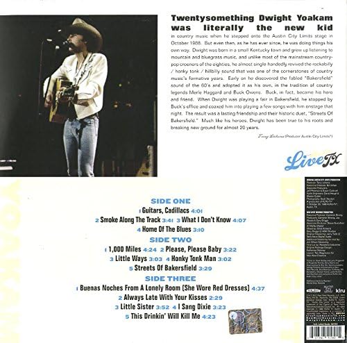 Yoakam, Dwight/Live From Austin, TX [LP]