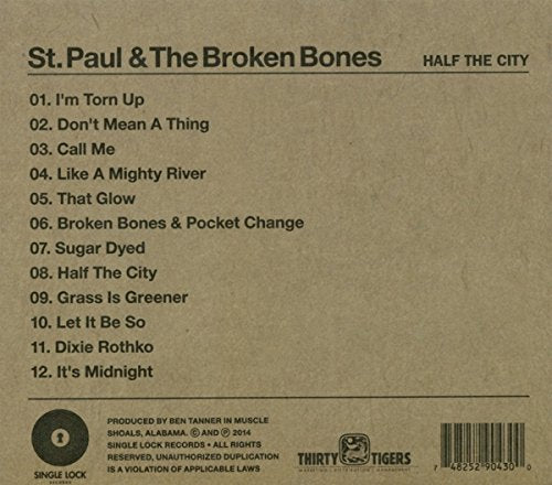 St. Paul & The Broken Bones/Half the City [CD]