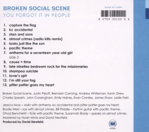 Broken Social Scene/You Forgot It In People [LP]