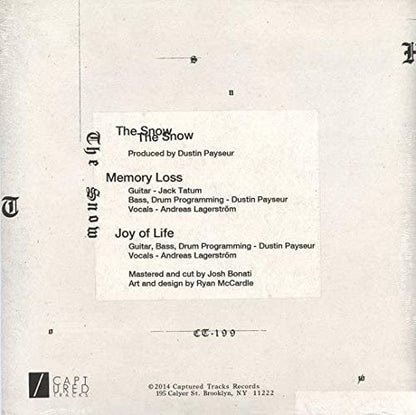 Snow, The/Memory Loss [7"]