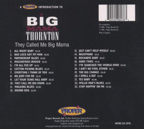 Thornton, Big Mama/An Introduction To [CD]