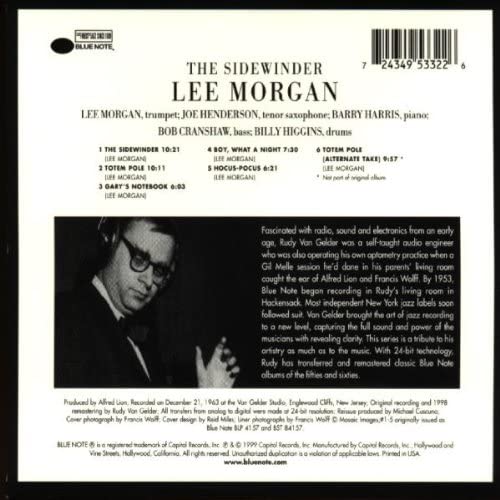 Morgan, Lee/The Sidewinder [CD]
