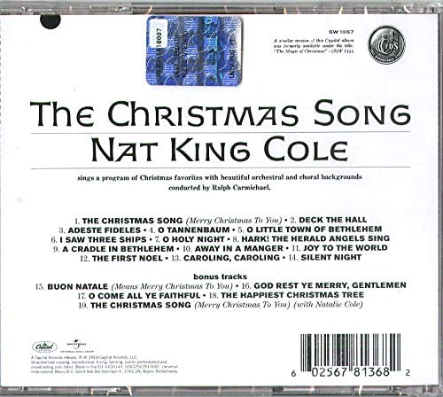 Cole, Nat King/The Christmas Song [CD]