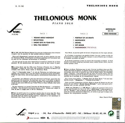 Monk, Thelonious/Piano Solo [LP]