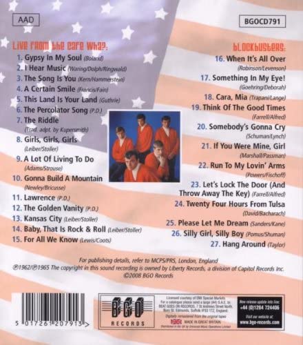 Jay & The Americans/Live From CafÚ Wha / Blockbusters (2 on 1) [CD]