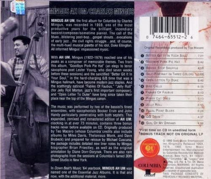 Mingus, Charles/Mingus Ah Um [CD]
